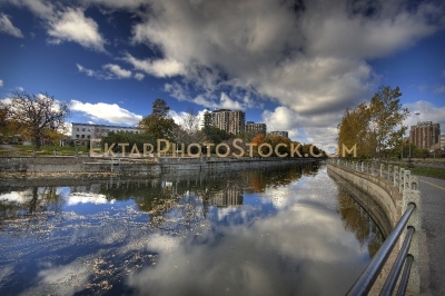  Rideau Canal Autumn View in Downtown Ottawa