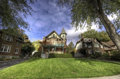 Autumn in Glebe nice old house like castle
