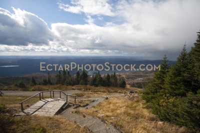 Mont Tremblant observation deck near summit