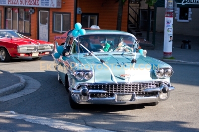 Old car on streen of St Johns 15398